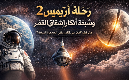 هل رحلة أرتميس 2 تنفي حدوث معجزة انشقاق القمر ؟