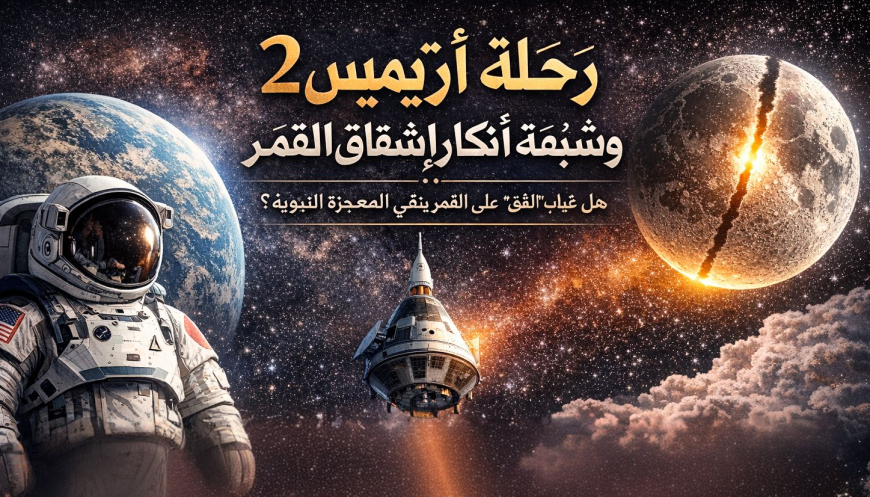هل رحلة أرتميس 2 تنفي حدوث معجزة انشقاق القمر ؟